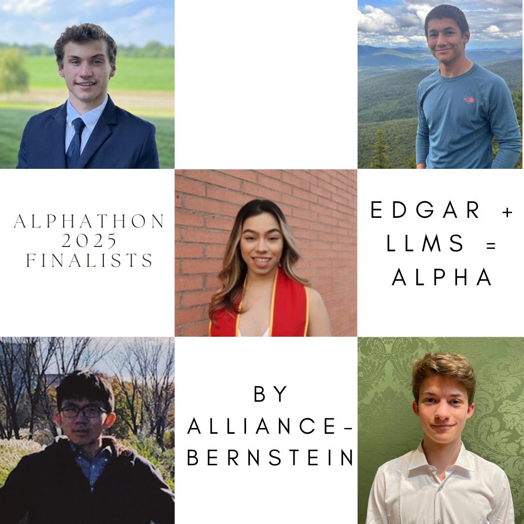 Alphathon 2025 Finalists Q2 Alphathon 2025 Finalists Q2
