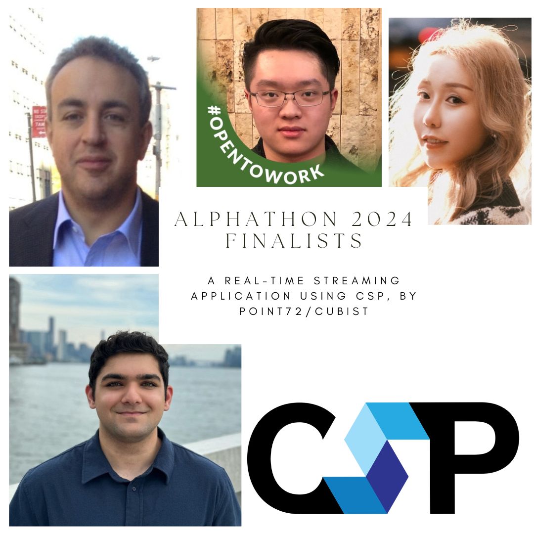 Alphathon 2024 Finalists Q1 Alphathon 2024 Finalists Q1